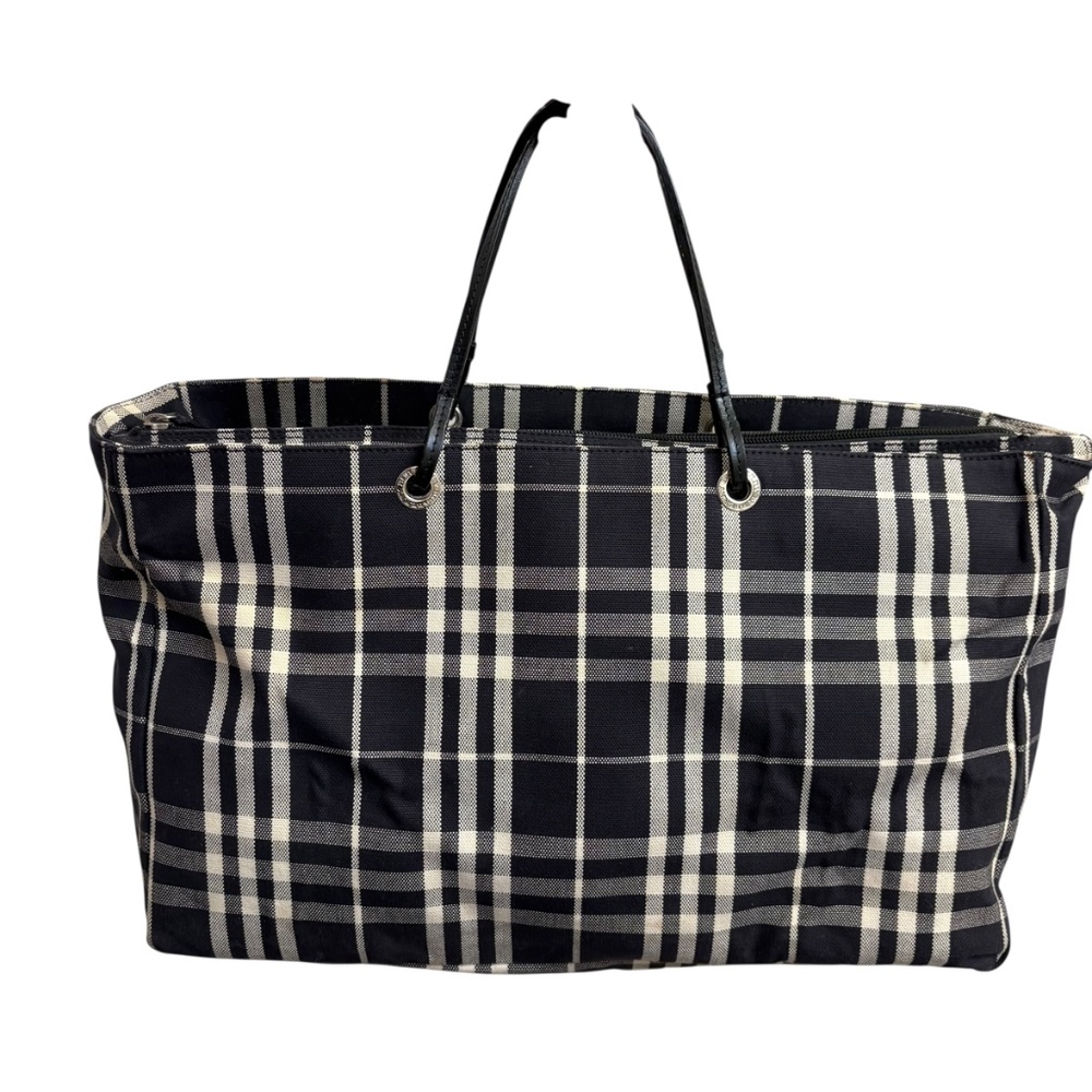 Burberry vintage navy dark blue nova check made in Italy unisex - Picture 4 of 16